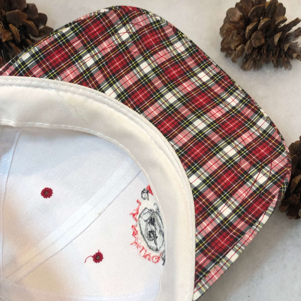 Vintage MiLB Lansing Lugnuts Outdoor Cap Twill Plaid Brim Snapback Hat