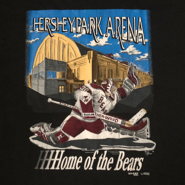 Vintage 1993 Hershey Bears Hershey Park Arena T-Shirt (XL)