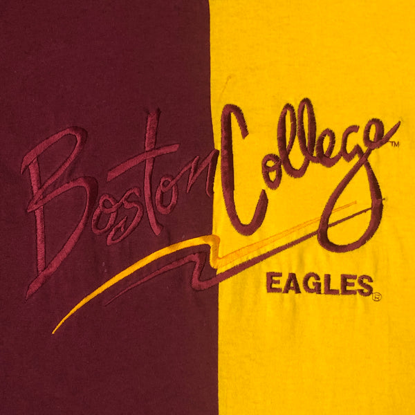 Vintage NCAA Boston College Eagles Embroidered Split T-Shirt (XL)