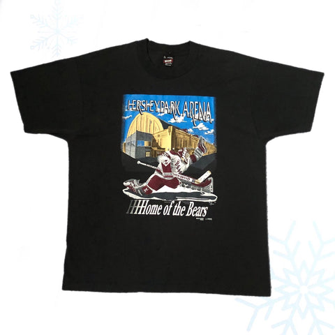 Vintage 1993 Hershey Bears Hershey Park Arena T-Shirt (XL)