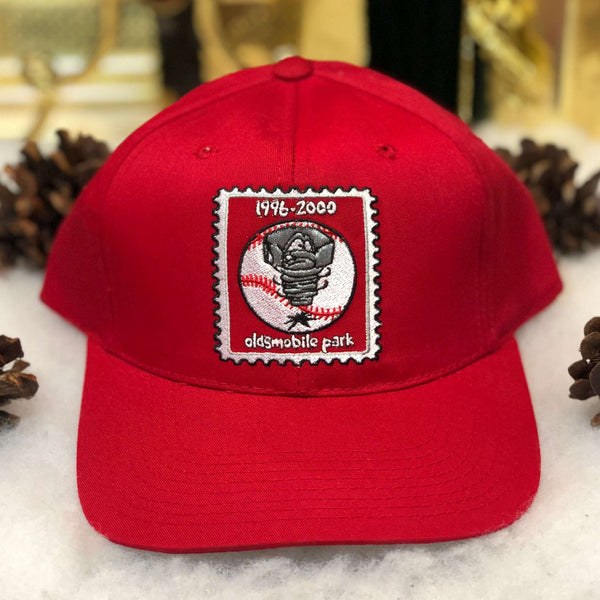 Vintage Deadstock NWOT MiLB Lansing Lugnuts 1996-2000 Oldsmobile Park Outdoor Cap Twill Snapback Hat