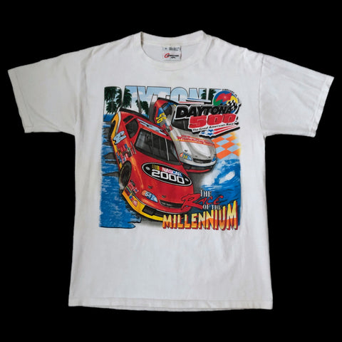 Vintage 2000 NASCAR Daytona 500 "The Race Of The Millennium" T-Shirt (M)