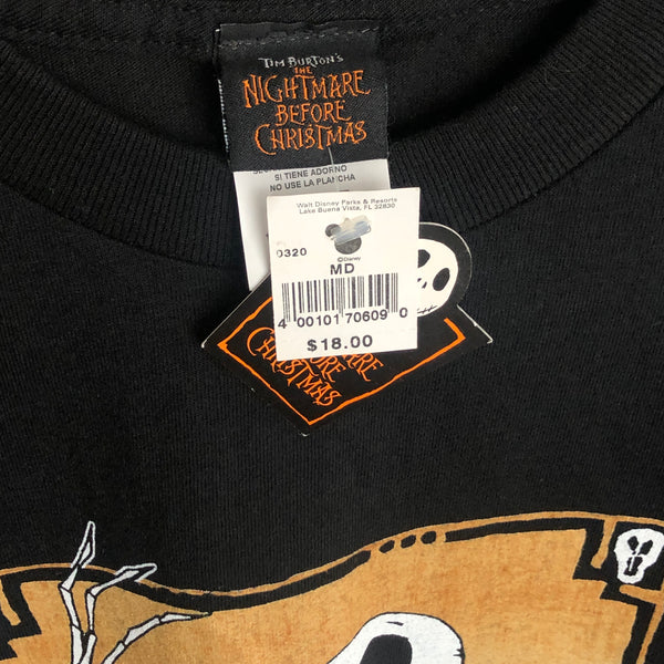 Vintage Deadstock NWT Disney The Nightmare Before Christmas Jack Skellington "Bone Daddy" T-Shirt *YOUTH*