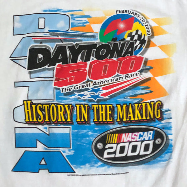 Vintage 2000 NASCAR Daytona 500 "The Race Of The Millennium" T-Shirt (M)