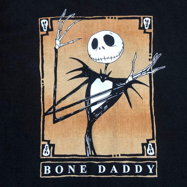 Vintage Deadstock NWT Disney The Nightmare Before Christmas Jack Skellington "Bone Daddy" T-Shirt *YOUTH*