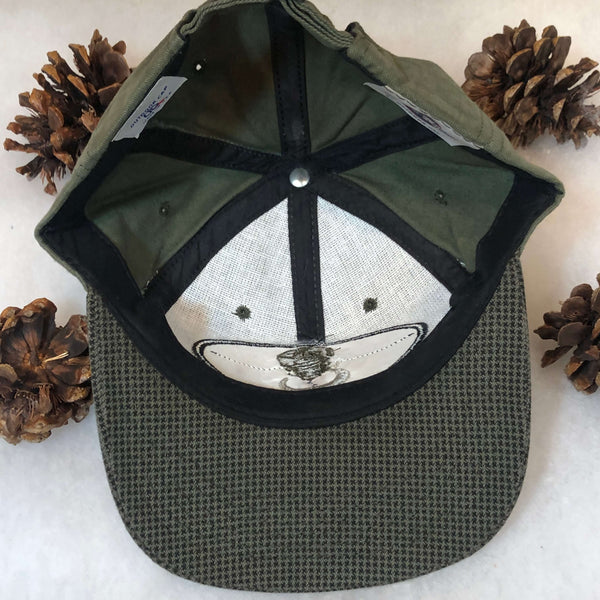 Vintage MiLB Lansing Lugnuts Outdoor Cap Plaid Brim Strapback Hat