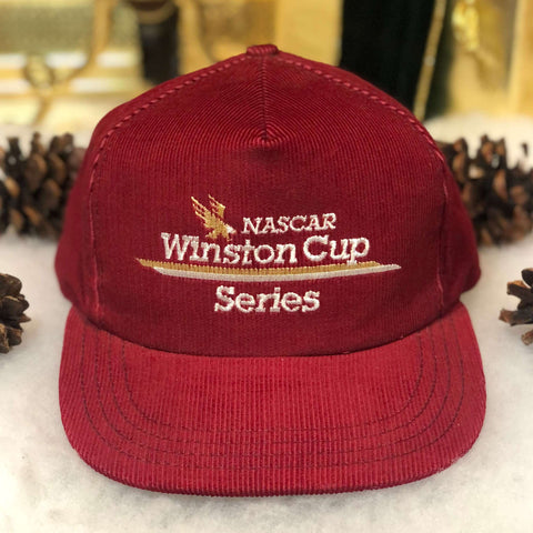 Vintage NASCAR Winston Cup Series Corduroy Snapback Hat