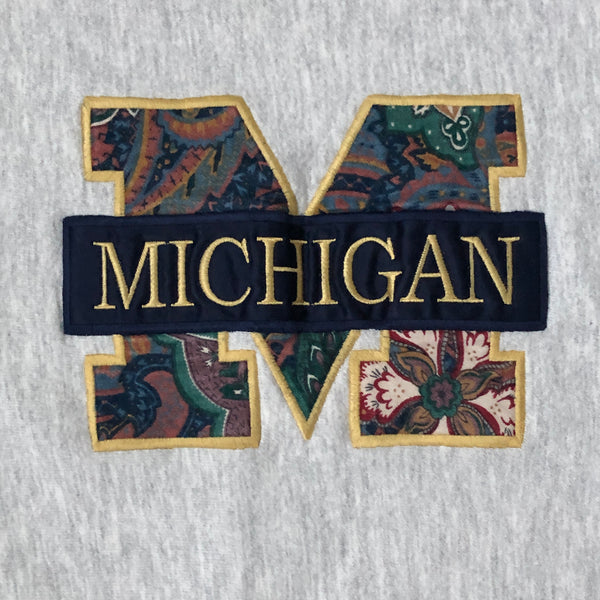 Vintage NCAA Michigan Wolverines Crable Sportswear Reverse Weave Crewneck Sweatshirt (XL)