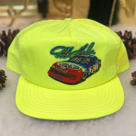 Vintage Deadstock NWOT NASCAR Jeff Gordon Neon Nylon Snapback Hat
