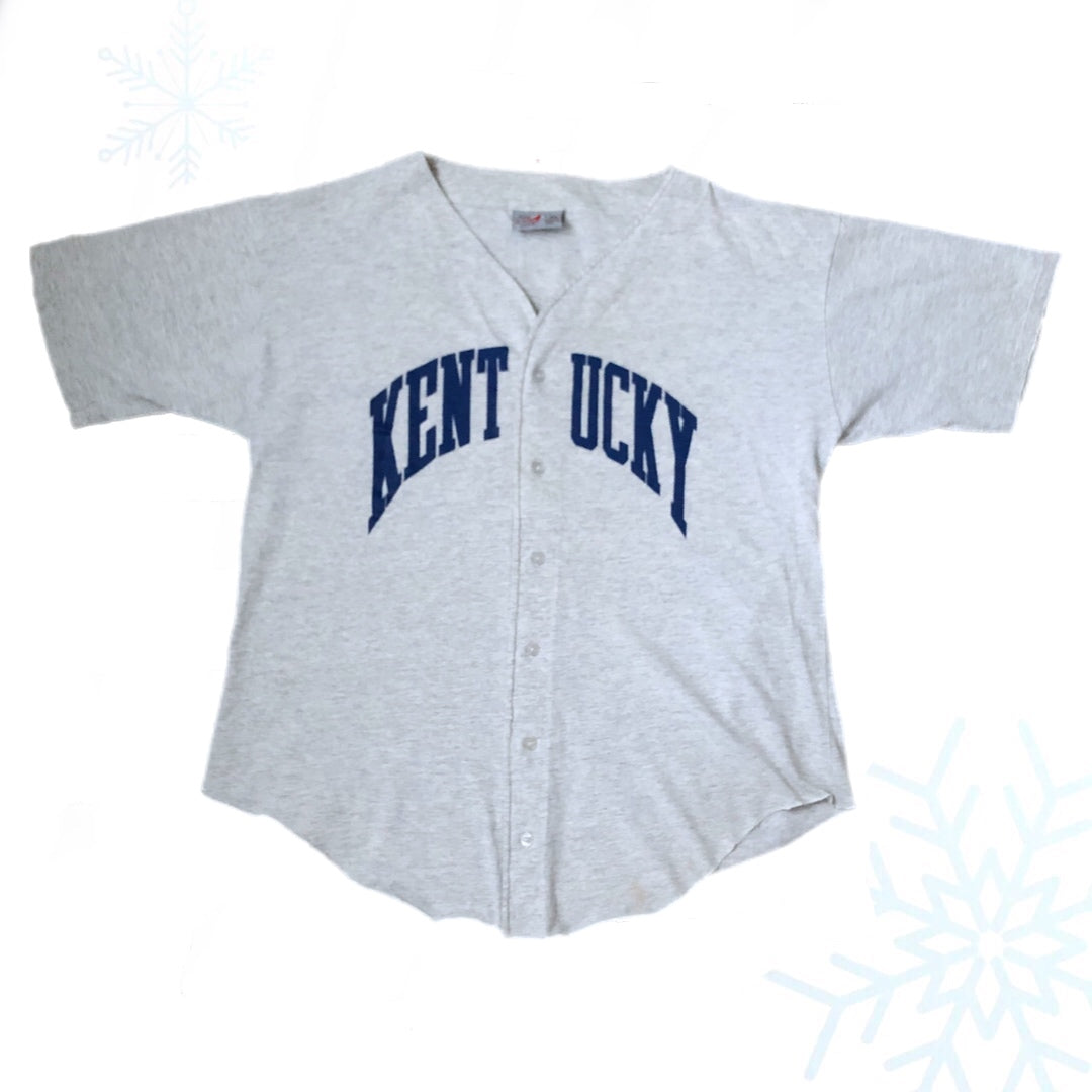 Vintage NCAA Kentucky Wildcats Baseball Jersey T-Shirt (L)