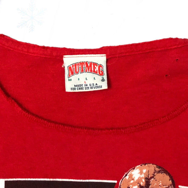 Vintage NBA Chicago Bulls Michael Jordan Nutmeg Mills T-Shirt (L) *CHOPPED*
