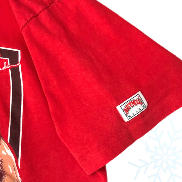 Vintage NBA Chicago Bulls Michael Jordan Nutmeg Mills T-Shirt (L) *CHOPPED*