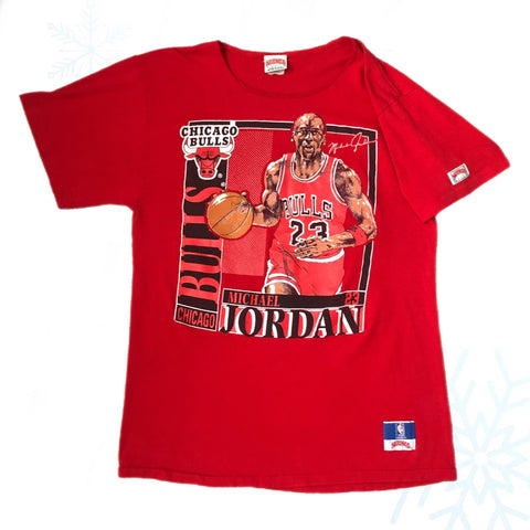 Vintage NBA Chicago Bulls Michael Jordan Nutmeg Mills T-Shirt (L) *CHOPPED*