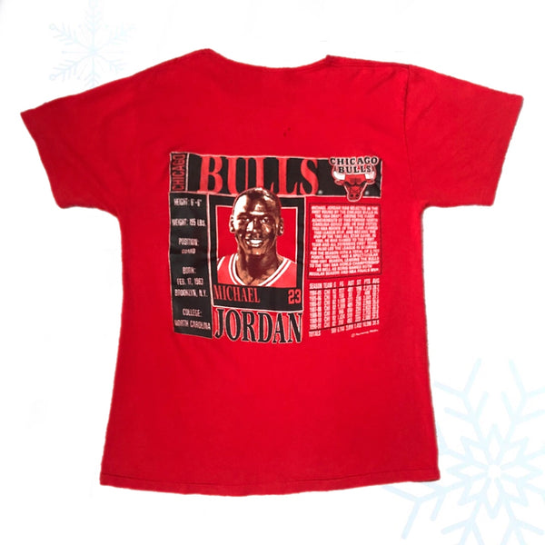 Vintage NBA Chicago Bulls Michael Jordan Nutmeg Mills T-Shirt (L) *CHOPPED*