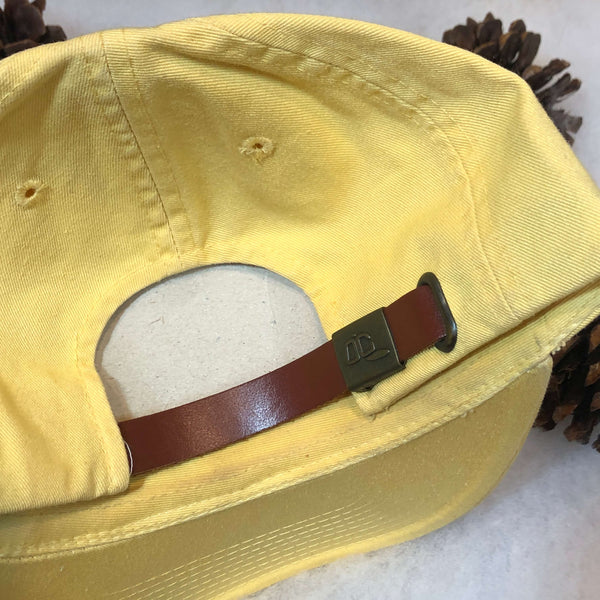 Vintage Deadstock NWOT MiLB Lansing Lugnuts Outdoor Cap Yellow Strapback Hat