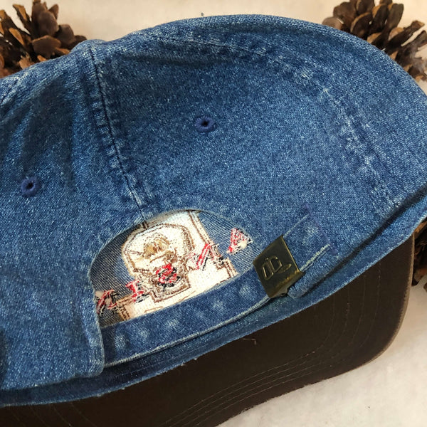 Vintage MiLB Lansing Lugnuts Outdoor Cap Denim Strapback Hat