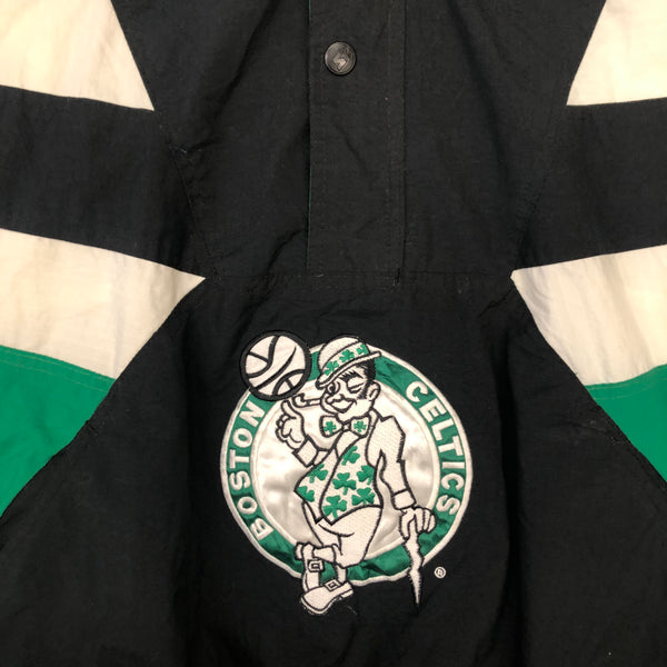 Vintage NBA Boston Celtics Starter Pullover Half Zip-Up Jacket (L)