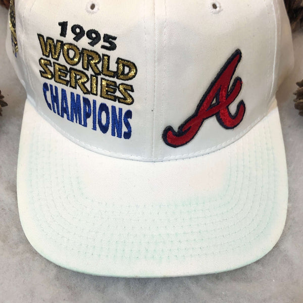 Vintage 1995 MLB World Series Champions Atlanta Braves Outdoor Cap Twill Snapback Hat