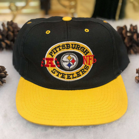 Vintage NFL Pittsburgh Steelers AFC Annco Twill Snapback Hat