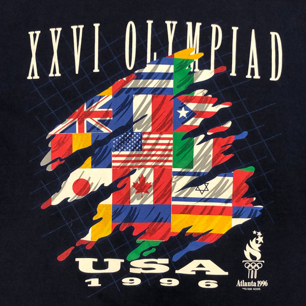 Vintage 1996 USA Atlanta Olympics XXVI Olympiad T-Shirt (XL)