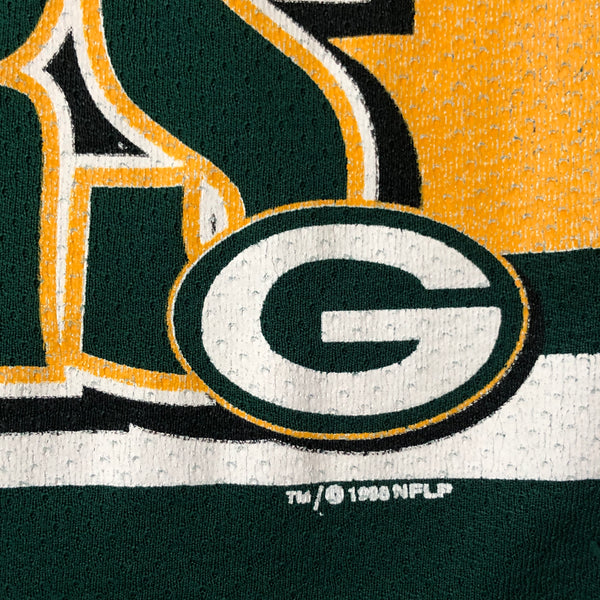 Vintage NFL Green Bay Packers Taz Looney Tunes *YOUTH* Long Sleeve Football Jersey