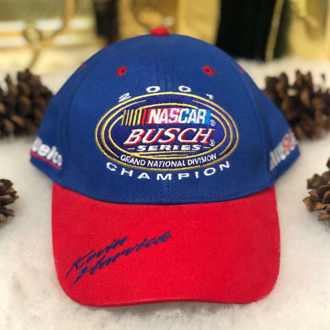 Vintage 2001 NASCAR Busch Series Champion Kevin Harvick AC Delco Snapback Hat