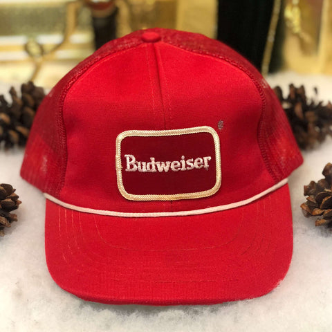 Vintage Budweiser Beer Trucker Hat