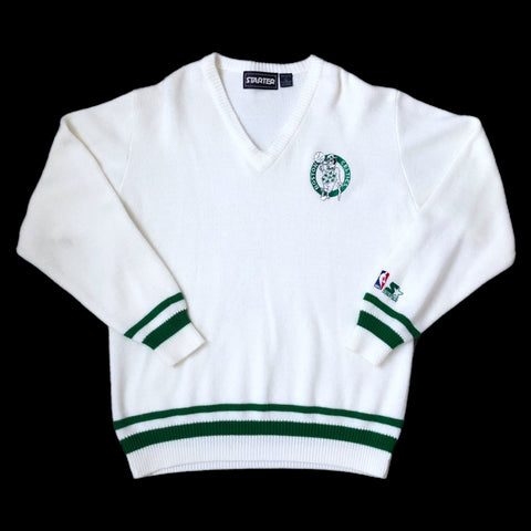 Vintage NBA Boston Celtics Starter Knit Vneck Sweater (L)