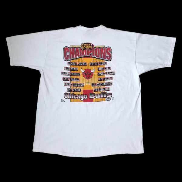 Vintage NBA Chicago Bulls 1998 Champions Pro Player Caricature T-Shirt (XXL)