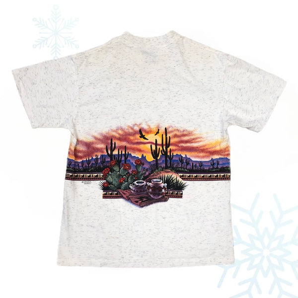 Vintage Albuquerque New Mexico Wraparound Tourist Destination T-Shirt (M)