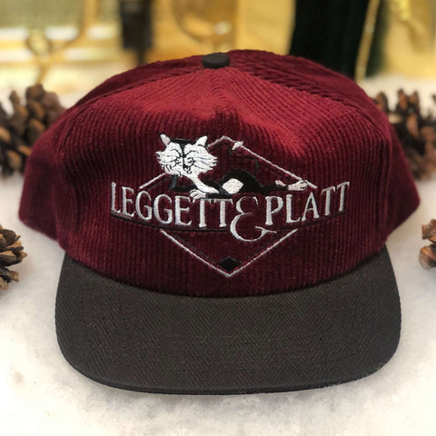 Vintage Deadstock NWOT Leggett & Platt Corduroy Snapback Hat