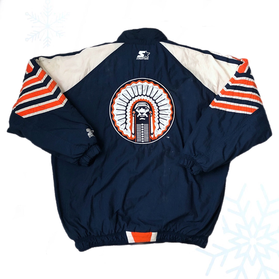 Vintage NCAA Illinois Fighting Illini Starter Jacket (L)