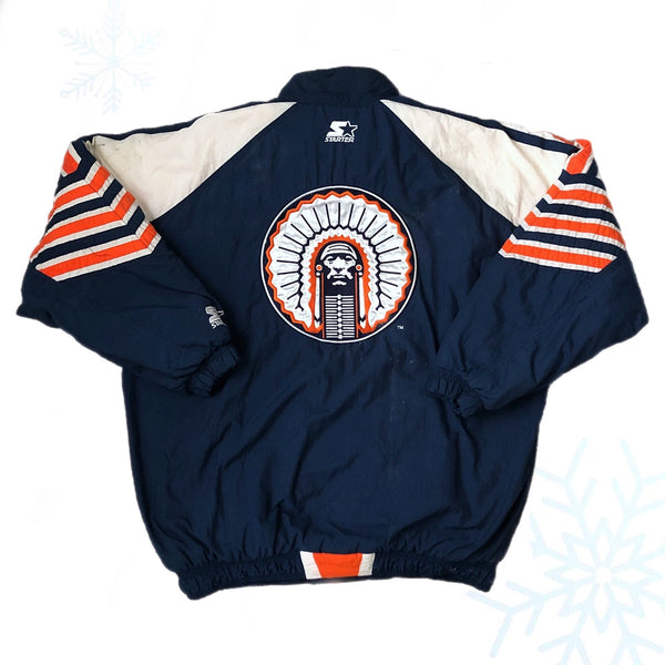 Vintage NCAA Illinois Fighting Illini Starter Jacket (L)