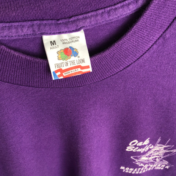 Vintage 1994 Oak Bluffs Monster Shark Tournament T-Shirt (M)