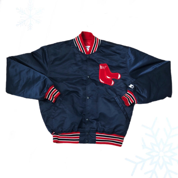 Vintage MLB Boston Red Sox Starter Satin Jacket (L)