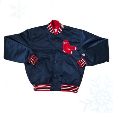 Vintage MLB Boston Red Sox Starter Satin Jacket (L)