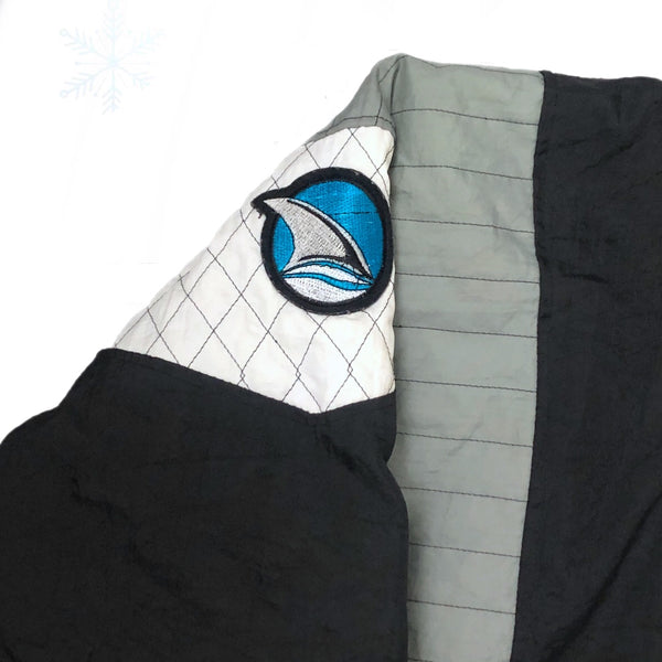 Vintage NHL San Jose Sharks Starter Style Puffer Jacket (M)