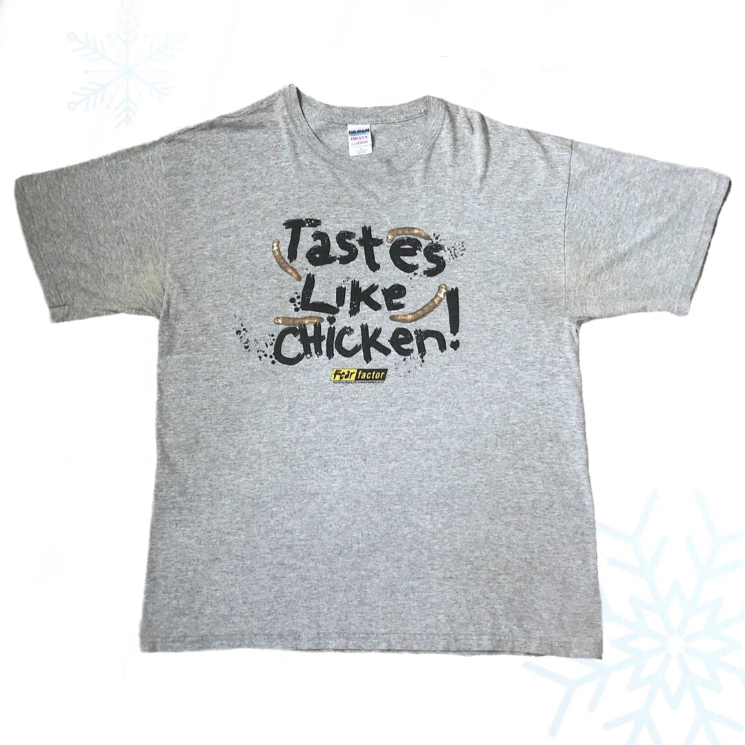 2005 Fear Factor "Tastes Like Chicken" Worms T-Shirt (XL)