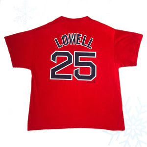 2008 MLB Boston Red Sox Mike Lowell Jersey T-Shirt (L/XL)