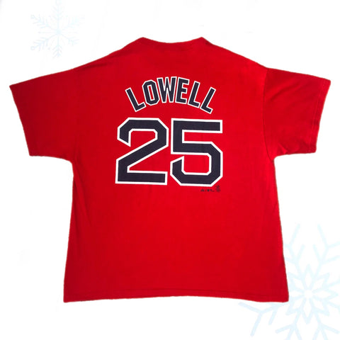2008 MLB Boston Red Sox Mike Lowell Jersey T-Shirt (L/XL)