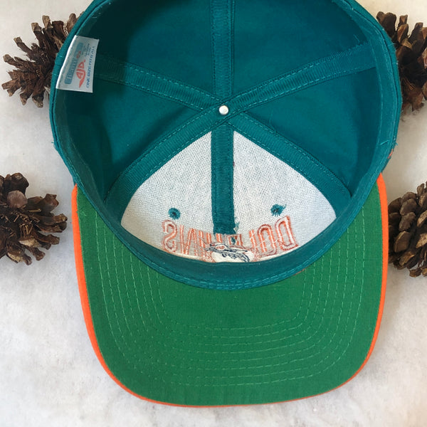 Vintage NFL Miami Dolphins Signatures Burst Twill Snapback Hat
