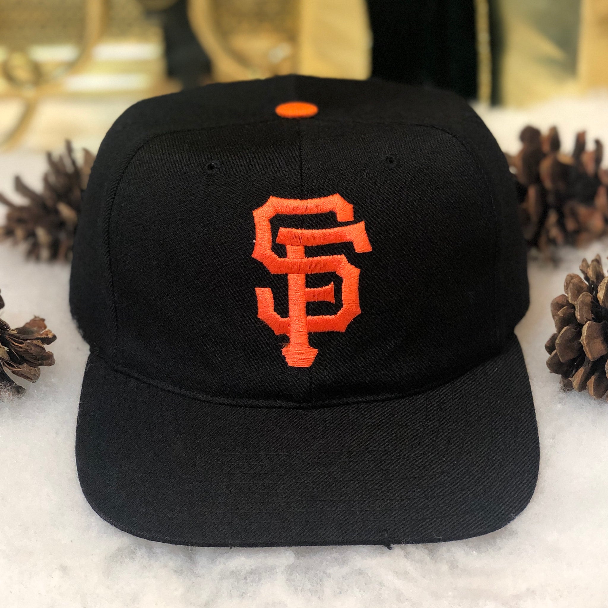 Vintage MLB San Francisco Giants American Needle Wool Snapback Hat