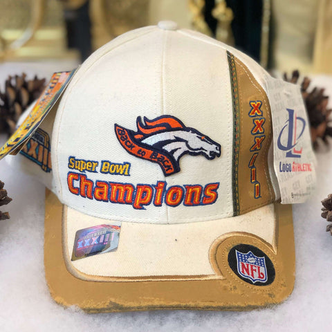 Vintage Deadstock NWT NFL Super Bowl XXXIII Champions Denver Broncos Sports Specialties Strapback Hat