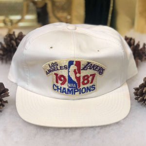 Vintage Deadstock NWOT 1987 NBA Champions Los Angeles Lakers Sports Specialties Twill Snapback Hat