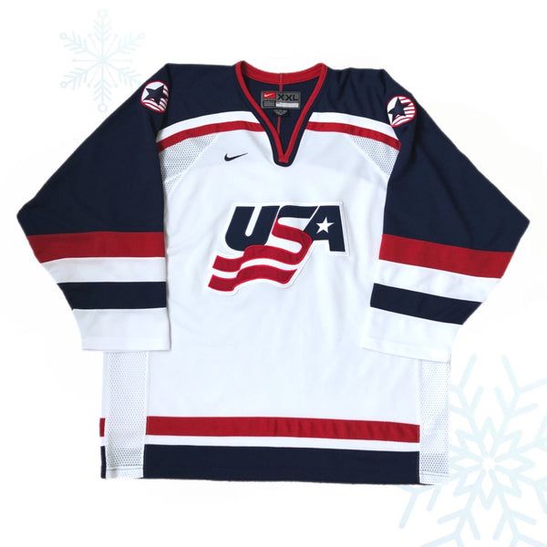 Vintage 2002 USA Hockey Olympics Nike Jersey (XXL)