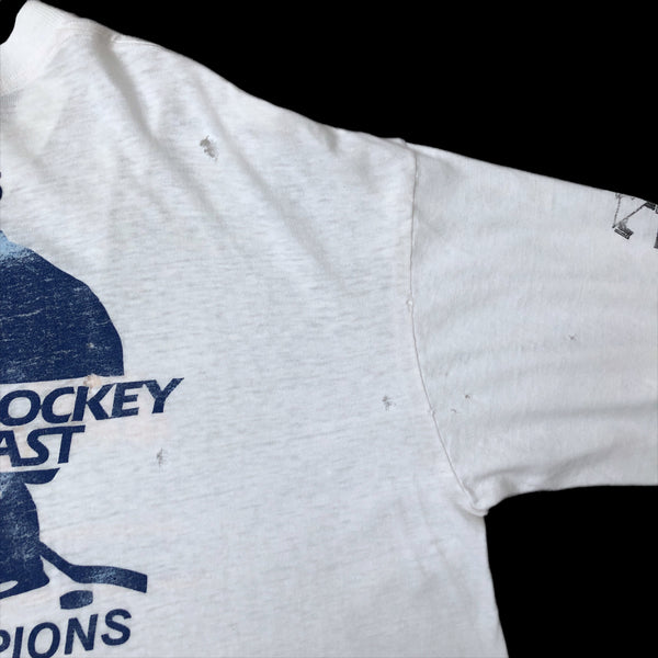Vintage 1985 Providence College Friars Hockey East Champions Long Sleeve Shirt (XL)