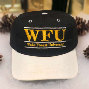 Vintage NCAA Wake Forest Demon Deacons The Game Split Bar Twill Snapback Hat