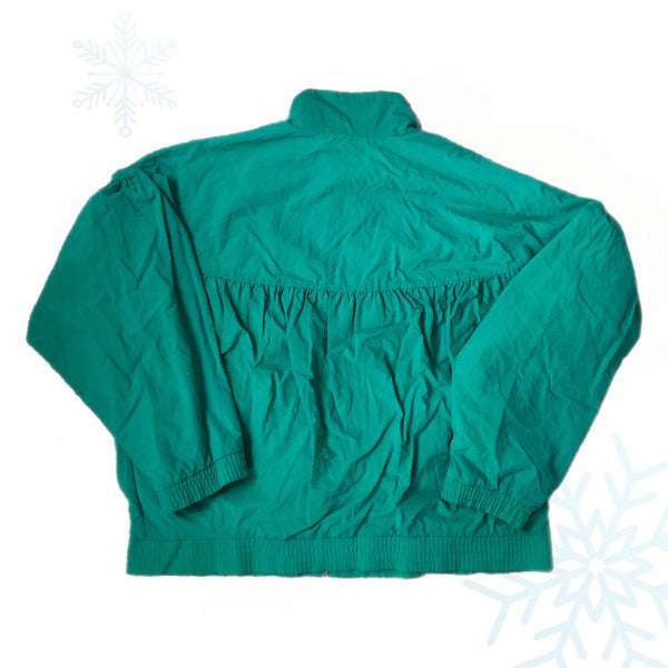 Vintage Reebok Teal Green Windbreaker Jacket (L)