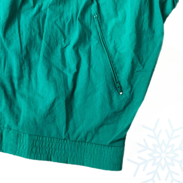 Vintage Reebok Teal Green Windbreaker Jacket (L)