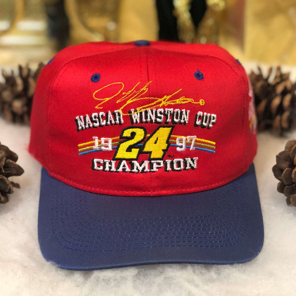 Vintage 1997 NASCAR Winston Cup Champion Jeff Gordon Twill Snapback Hat